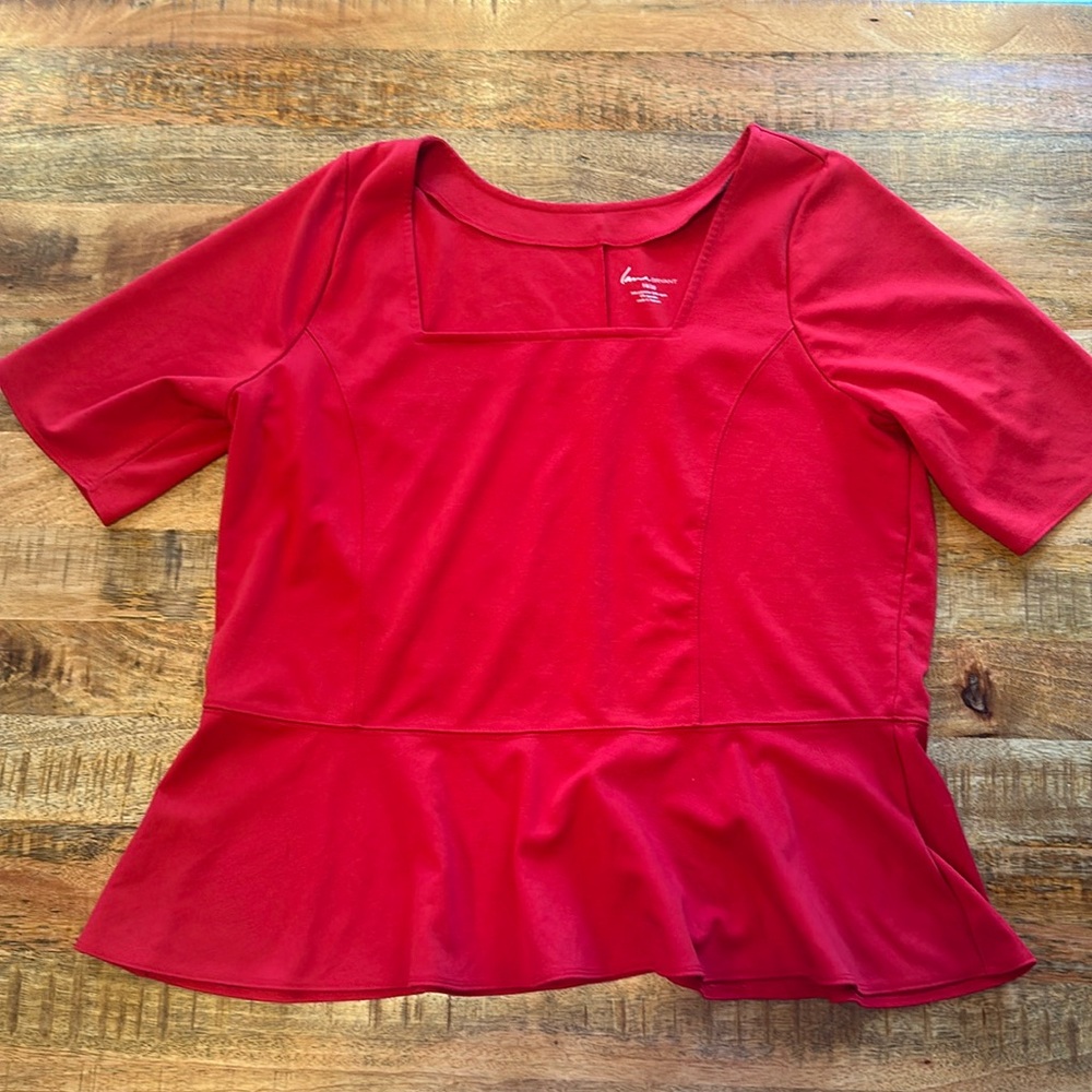 Lane Bryant Peplum Top